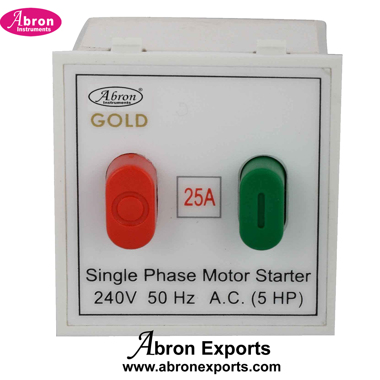 Starter for AC Motor Single Phase 5HP 123-21 Amp With Combination MaCH Relay And Start Stop Switch Abron AE-8463AC5A 